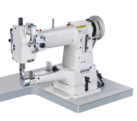 Harga yang bagus 220V Cylinder Bed Industrial Sewing Machine 0.4KW Untuk Sepatu Dan Tas on line