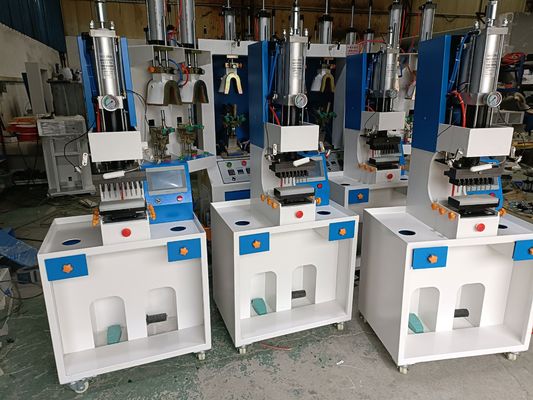Good price Pneumatic Shoelace Upper Fabric Multi Hole Punching Machine Sport Shoe Making Machine online