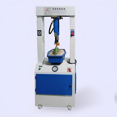 Schuhmaschinenfabrik für den Verkauf von YT-01D Hydraulische Einkopfsohlenbefestigungsmaschine Schuhklebmaschine