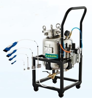 Giá tốt. 4 đầu 304 thép không gỉ Máy chải keo 30L đa chức năng trực tuyến