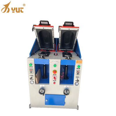 1000 Paare 8 Stunden Schuhsohlenpressmaschine Doppelstation Vollautomatische Aussohlenpressmaschine