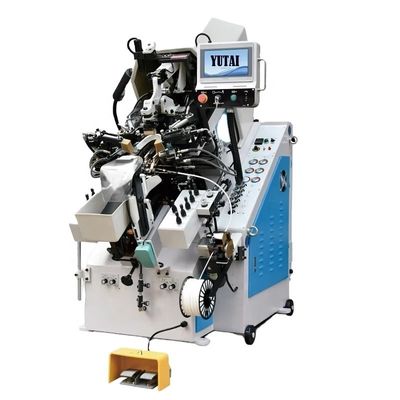 80kg Oil Automatic Shoe Lasting Machine Computer Memory Cementing Gluing Gray For Shoe Making