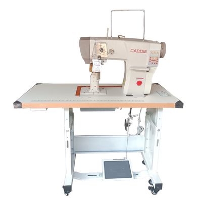 Bon prix Conception informatique Machine à coudre à aiguille unique 115 kg Poids vidéo Support technique et pièces détachées en ligne