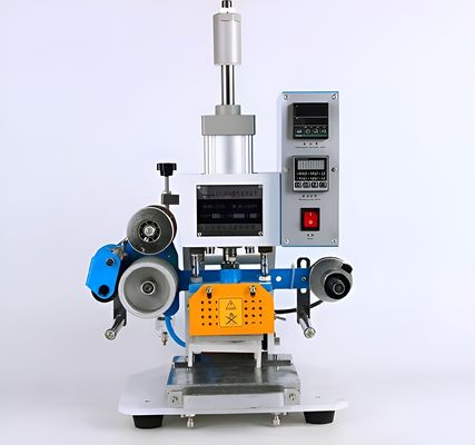 400 Semi-automatic Heat Pressing Machine for Hot Foil Stamping on Shoes Leather Paper PVC