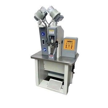 Full Automatic Pneumatic Card Hole Punching Machine for Hang Tag Drilling and Eyeletting at 60-180 Times/Minute Capacity