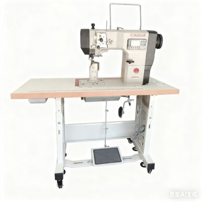 Single Needle Computerized Sewing Machine Industrial Post Bed Sewing Machine for Shoe and Leather Sewing