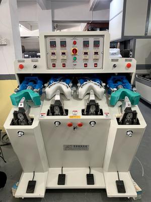 Goede prijs Horizontale Twee Warme en Twee Koude Achterdeel Vormmachine Schoen Hielzitting Vormmachine Schoen Achterdeel Maakmachine online