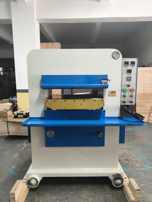 Bon prix Machinerie de production de cuir semi-automatique Surface de travail 500*600 mm Presses à chaleur hydraulique haut de sac en cuir en pu Machine de gravure de logo en ligne