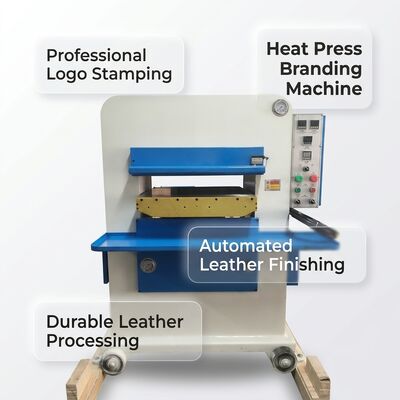 Buon prezzo Macchine semiautomatiche per la produzione di cuoio Area di lavoro 500*600 mm Pressa di calore idraulica Superiore di sacchetto di cuoio in pu in linea
