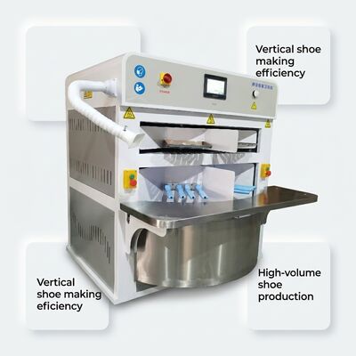 İyi bir fiyat. Otomatik Dikey Ayakkabı Yapma Döner Vamp Üstü Çimento Kurutma Aktivatörü Ayakkabı Alt Üstü Kurutma Aktif Oven Makinesi çevrimiçi