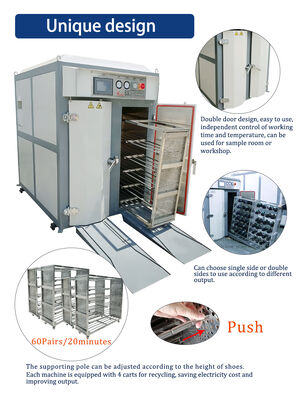 Bom preço Máquina de Termofixação de Calçados Equipado com Sistema de Aquecimento em Ciclo Fechado e Remoção de Franzidos a Vapor para Modelagem de Cabedais de Calçados on-line