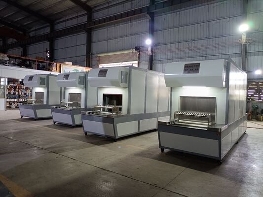 Goede prijs Aangepaste bestelling voor 12 manden van een Cambodjaanse klant Schoenwarmte-instelmachine met stoomspuit en vacuümpomp voor consistente boven- en leestvorm zonder vervorming online
