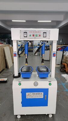 Double Head Hydraulic Sole Press Machine Low Noise Multiple Functional