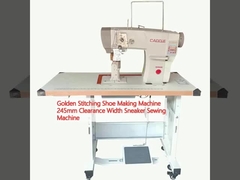Mesin pembuatan sepatu jahit emas 245mm lebar clearance Sneaker Mesin jahit