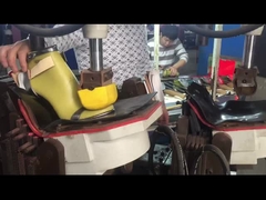 High Heels Mesin Pencetak Sol Sepatu Wanita Single Station Universal Sol Pencetakan Mesin