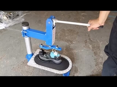 220V kecil manual Air Press Mesin Penyambungan Sol Untuk Precision Sol Penyambungan