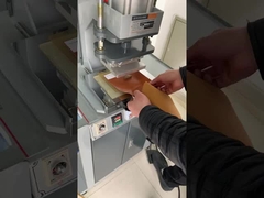 Mesin Pneumatic Shoe Making Machine Logo Kain 3D Embossing Hot Foil Stamping Machine