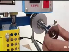 400 Mesin Pencet panas semi-otomatis untuk pencetakan foil panas pada sepatu kertas kulit PVC