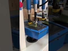 Double Head Hydraulic Sole Press Machine Low Noise Multifunctional