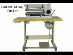Mesin pemotong tali kulit otomatis serbaguna yang dapat disesuaikan Produktivitas tinggi