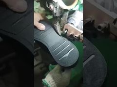Mudah dioperasikan Mesin Jahit Bagian Dalam & Outsole Otomatis Mesin Jahit Sepatu Sol