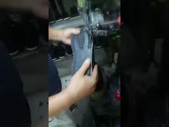 Mudah dioperasikan Mesin Jahit Bagian Dalam & Outsole Otomatis Mesin Jahit Sepatu Sol
